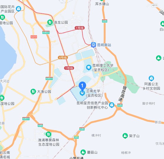 云南大学呈贡校区地图导航