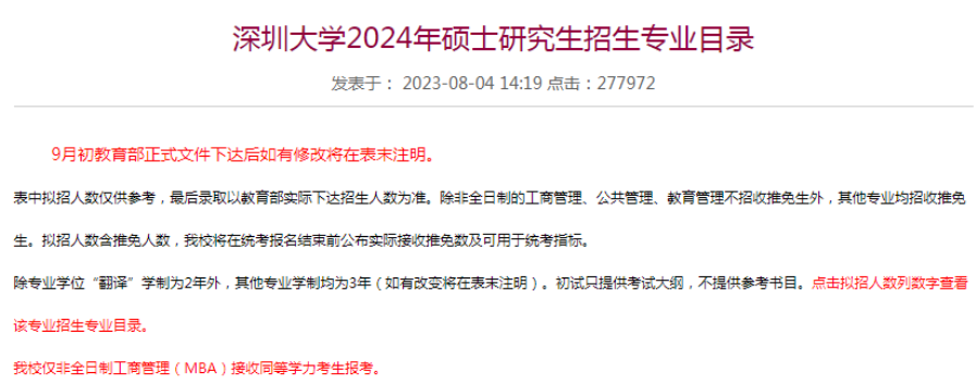 好消息：大批院校2024考研扩招！